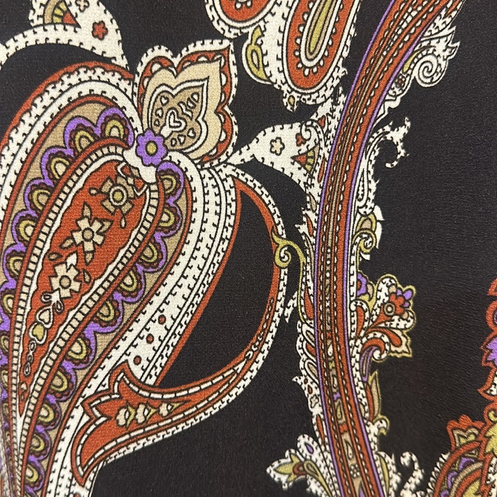MSK paisley dress‎ size L - Picture 3 of 4